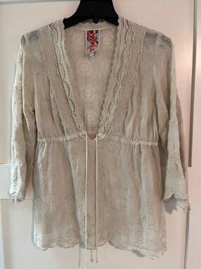 Johnny Was Cream Top